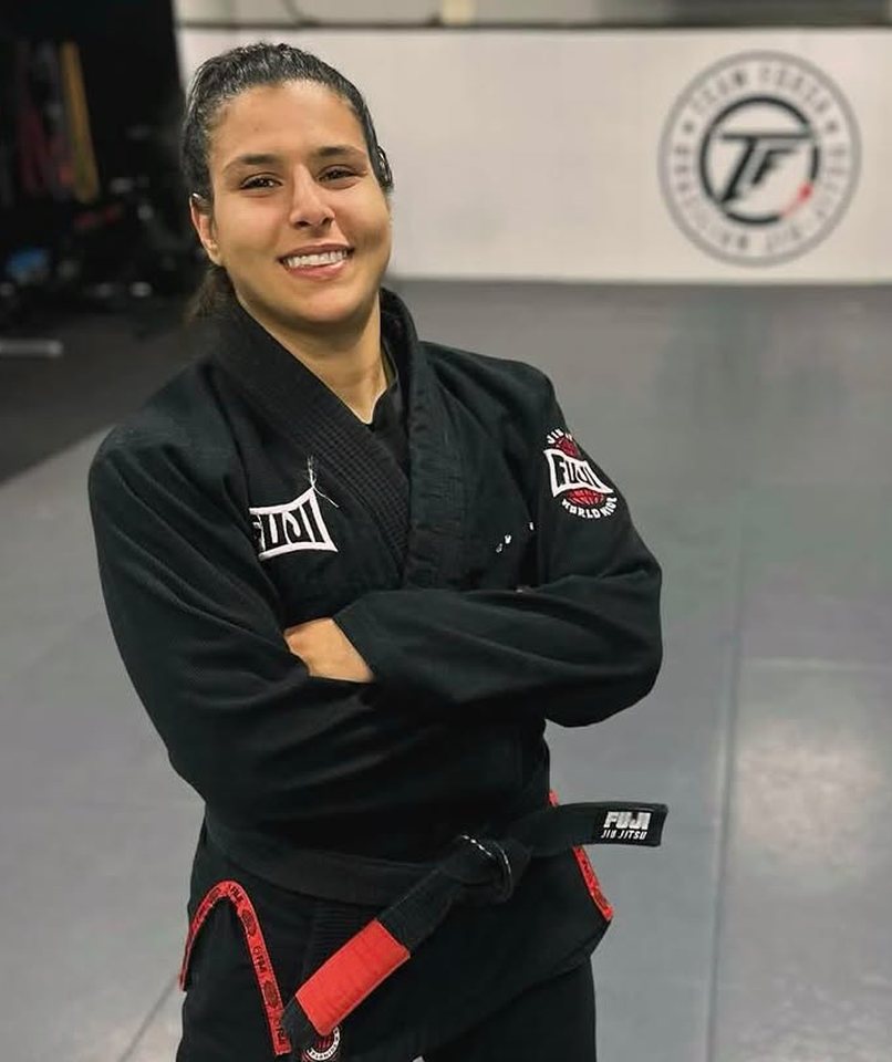 Coach Fernanda Araujo, lead instructor and BJJ black belt at Ippon Sports Academy